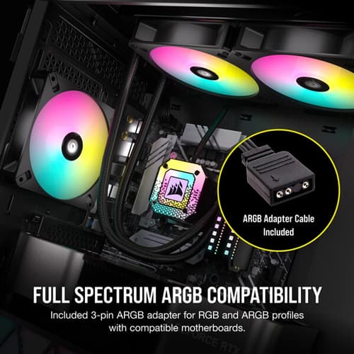 Corsair iCUE AR120 Digital RGB 120mm PWM Cabinet Fan (Triple Pack)